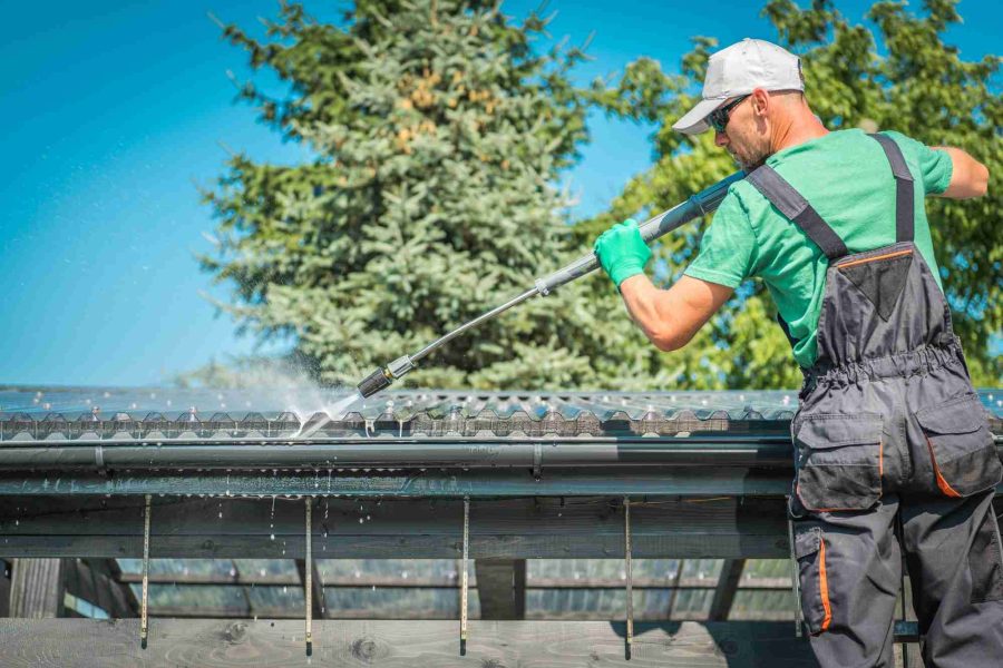 CM General Contracting project photo - roof and gutters cleaning El Paso TX